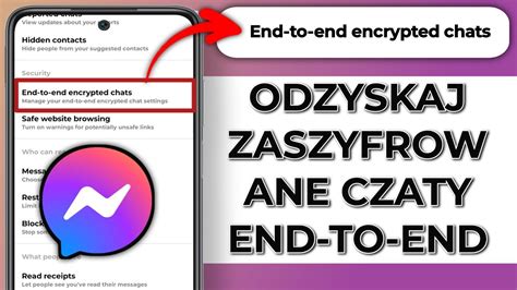 Jak odzyskać szyfrowane czaty typu end to end na Messengerze 2024 EASY