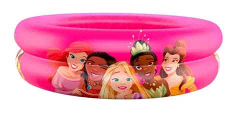 Piscina Inflable Redonda De Colores Etitoys Princesses 65 X 17 37 L