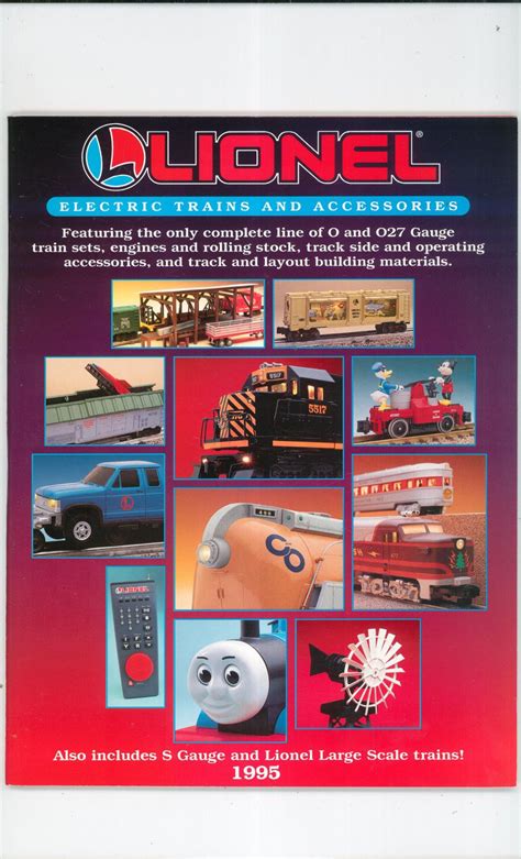 Lionel Electric Trains And Accessories Catalog 1995 Not PDF Free ...