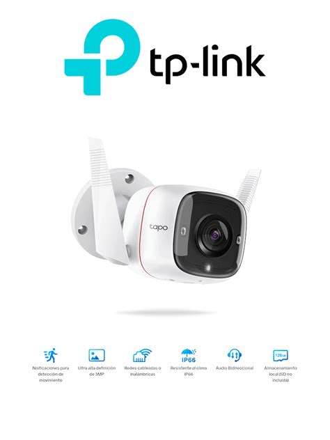 TP LINK Tp Link C Mara Wi Fi De Seguridad Para Exteriores Tapo C310