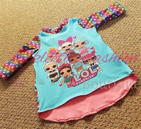 Lol Surprise Dolls Custom Made Shirt Kids Outfits Lol Dolls Clothes