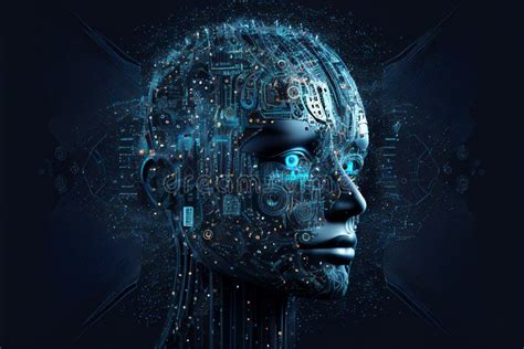 Rete Neurale Di Big Data E Circuito Di Intelligenza Artificiale Nella