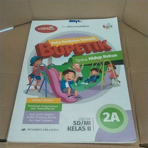 Jual Buku Penilaian Tematik Bupetik Untuk Sd Mi Kelas A Kurikulum