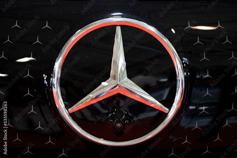 Mercedes Benz Logo Emblem Sign Stock Photo Adobe Stock