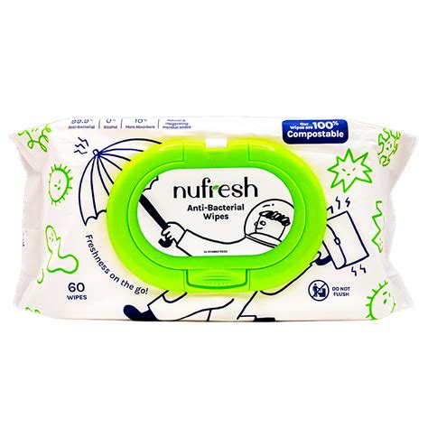 Kleen Pak Product Nufresh Anti Bacterial Wipes S