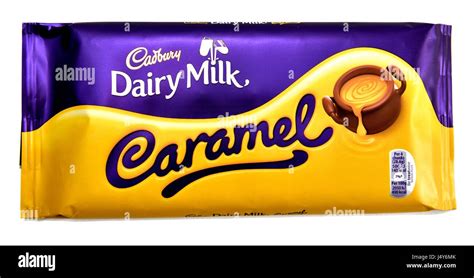 Cadburys Dairy Milk Caramel Stock Photo Alamy