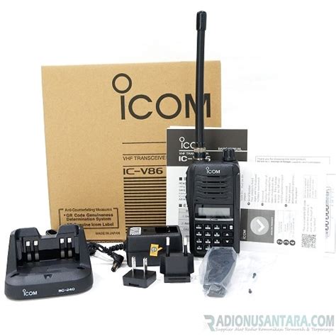 Icom Ic V86 Handheld Mobile Analog Vhf Transceiver Radio Nusantara