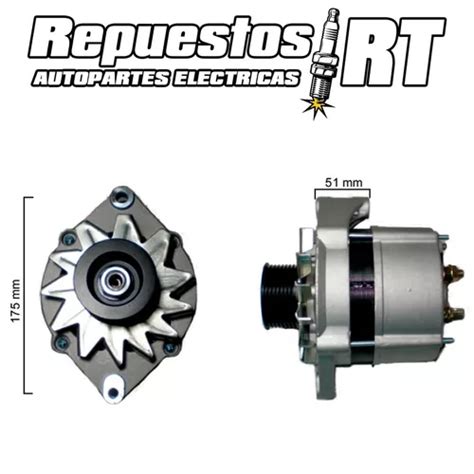 Alternador Ford F100 Cummins 12v 105a Tipo Delco Remy En Venta En