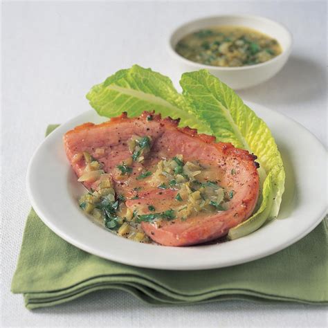 Gammon Steak with Honey and Mustard Sauce | Recipes | Delia Online