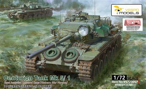 Vespid Models Centurion Tank Mk Raac Vietnam War Version Delu