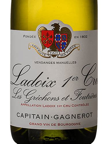 Maison Capitain Gagnerot Ladoix 1er Cru Les Grêchons et Foutrières