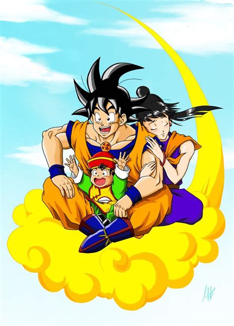 Goku Y Milk Personajes De Dragon Ball Goku Y Su Novia Familia De Goku