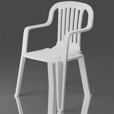 Monobloc Chair 3D model | CGTrader