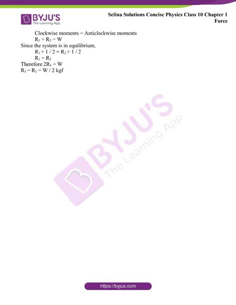 Selina Solutions Concise Physics Class Chapter Force Free Pdf