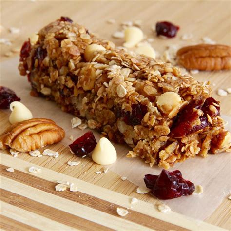 Cranberry Nut Oatmeal Granola Bars Recipe