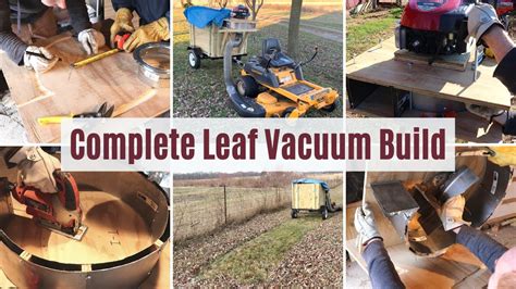 My Diy Leaf Vacuum Start To Finish Build Youtube