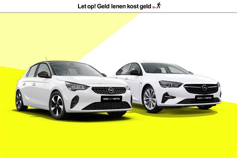 Opel Acties Opel Finance Hedin