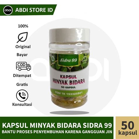 Kapsul Minyak Daun Bidara Sidra Minyak Bidara Bpom Kapsul