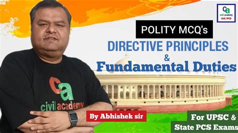 Polity Mcq S Dpsp Fundamental Duties For Upsc Pcs Abhishek