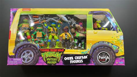 Tmnt Mutant Mayhem Ooze Cruisin Figures 6 Pack With April Oneil