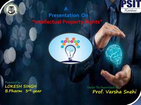 Intellectual Property Rights An Overview Ppt