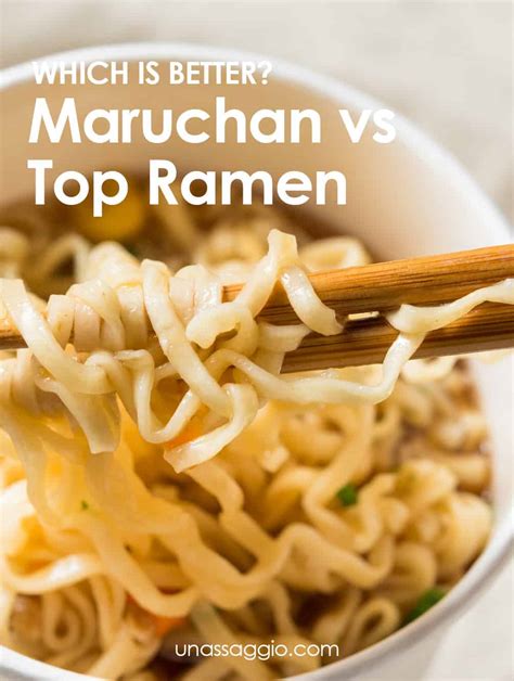 Maruchan Vs Top Ramen Which Is Better Unassaggio