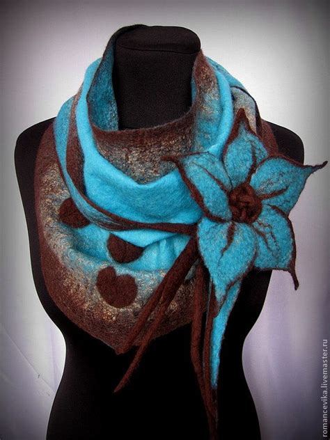 Felted Scarves Womens Fashion Vintage