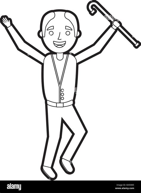 Happy Person Clipart Black And White