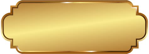 Gold Label Template PNG Clip Art Image | Gallery Yopriceville - High-Quality Free Images and ...