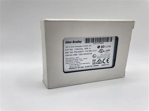 Genuine New Allen Bradley 1734 4IOL Point I O 4 Ch IO Link Master