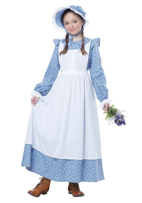 Child Pioneer Girl Costume Pioneer Girl Costume Pioneer Dress