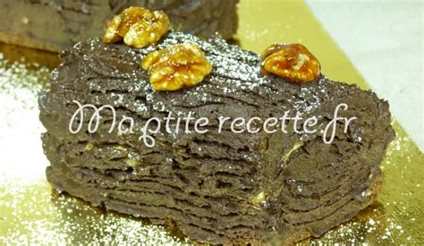 Bûche de Noël aux noix