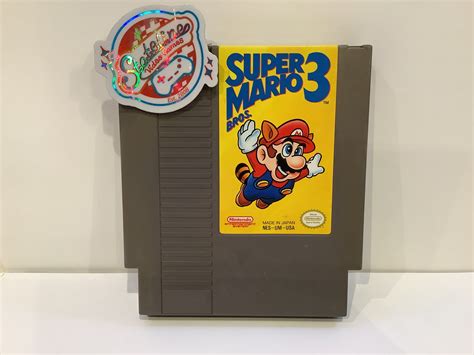 Super Mario Bros 3 [left Bros] Nes Stateline Video Games Inc