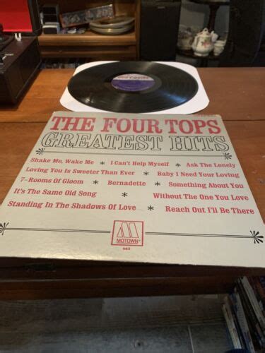 THE FOUR TOPS Greatest Hits Lp 33 Not Tested EBay