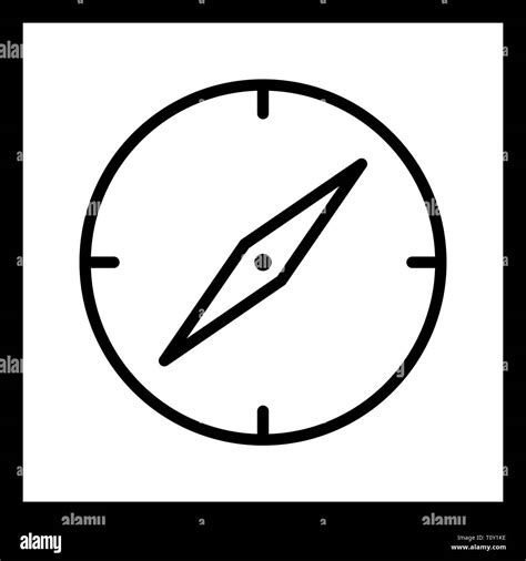 Illustration Compass Icon Stock Photo Alamy