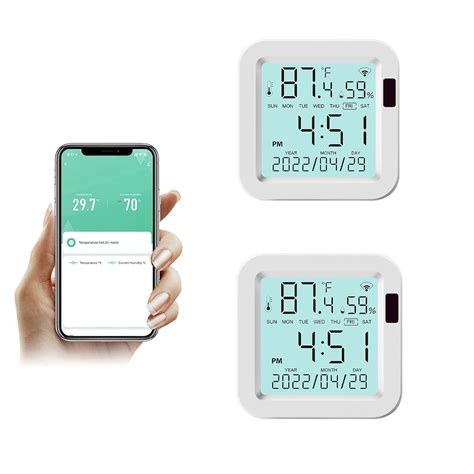 Thermomètre WiFi Hygromètre intérieur Tuya Capteur de température