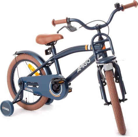 Amigo Cool Kinderfiets Inch Jongensfiets Met Zijwieltjes