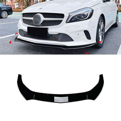 Car Front Bumper Splitter Lip Body Kit Spoiler Deflector Lips Diffuser