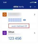 Ios Okta Verify Okta End User Dashboard Okta