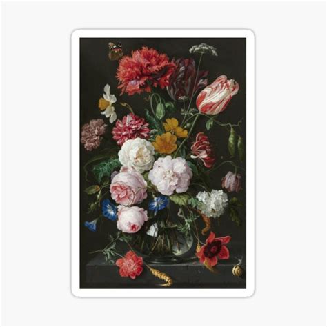 "Dutch Golden Age Floral Painting" Sticker for Sale by ViralNewDesigns | Redbubble