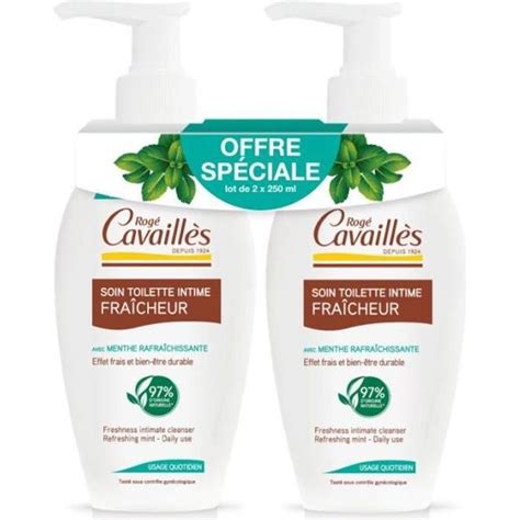 Rogé Cavaillès Soin Toilette Intime Fraîcheur Lot de 2 x 250ml