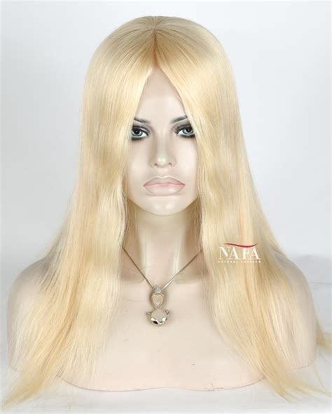 Barbie Inspired Glamour 16 Inch Long Blonde Human Hair Undetectable