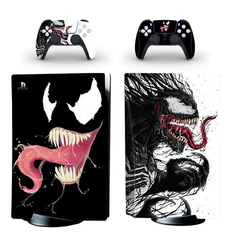 Venom PS5 Skin Sticker For PlayStation 5 And Controllers - ConsoleSkins.co