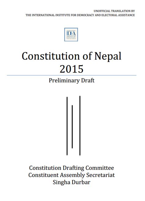 Constitution of Nepal 2015 - Preliminary Draft (unofficial translation ...