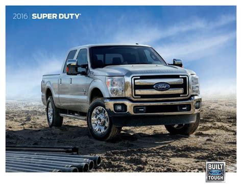 2016 Ford Super Duty Ebrochure Ppt