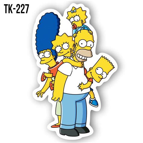 Adesivo Simpsons Sticker X Cm Shopee Brasil