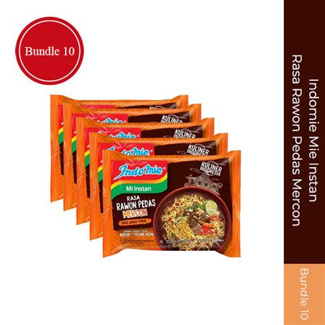 Indomie Mie Instant Rasa Rawon Pedas Mercon Pcs Lazada Indonesia