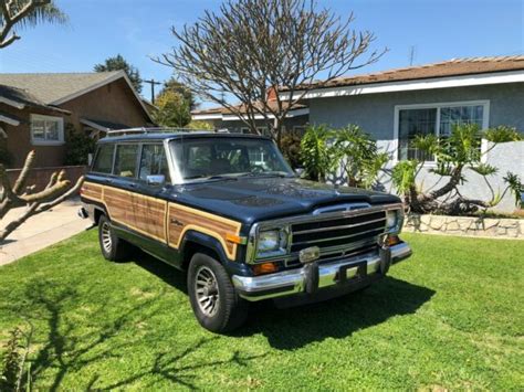 1988 Jeep Grand Wagoneer Baltic Blue Classic Jeep Wagoneer 1988 For Sale