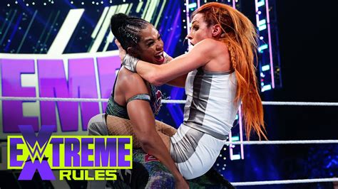 Bianca Belair Overpowers Becky Lynch Wwe Extreme Rules 2021 Wwe