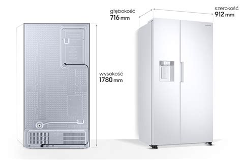 Samsung Rs A Ww Ef Side By Side No Frost Cm Bia A Kostkarka